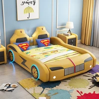 childrens bed cartoon beds for boys w nightstand 1 2m kids furniture crib bumpers fence cot rail anti fall soft pack guardrail