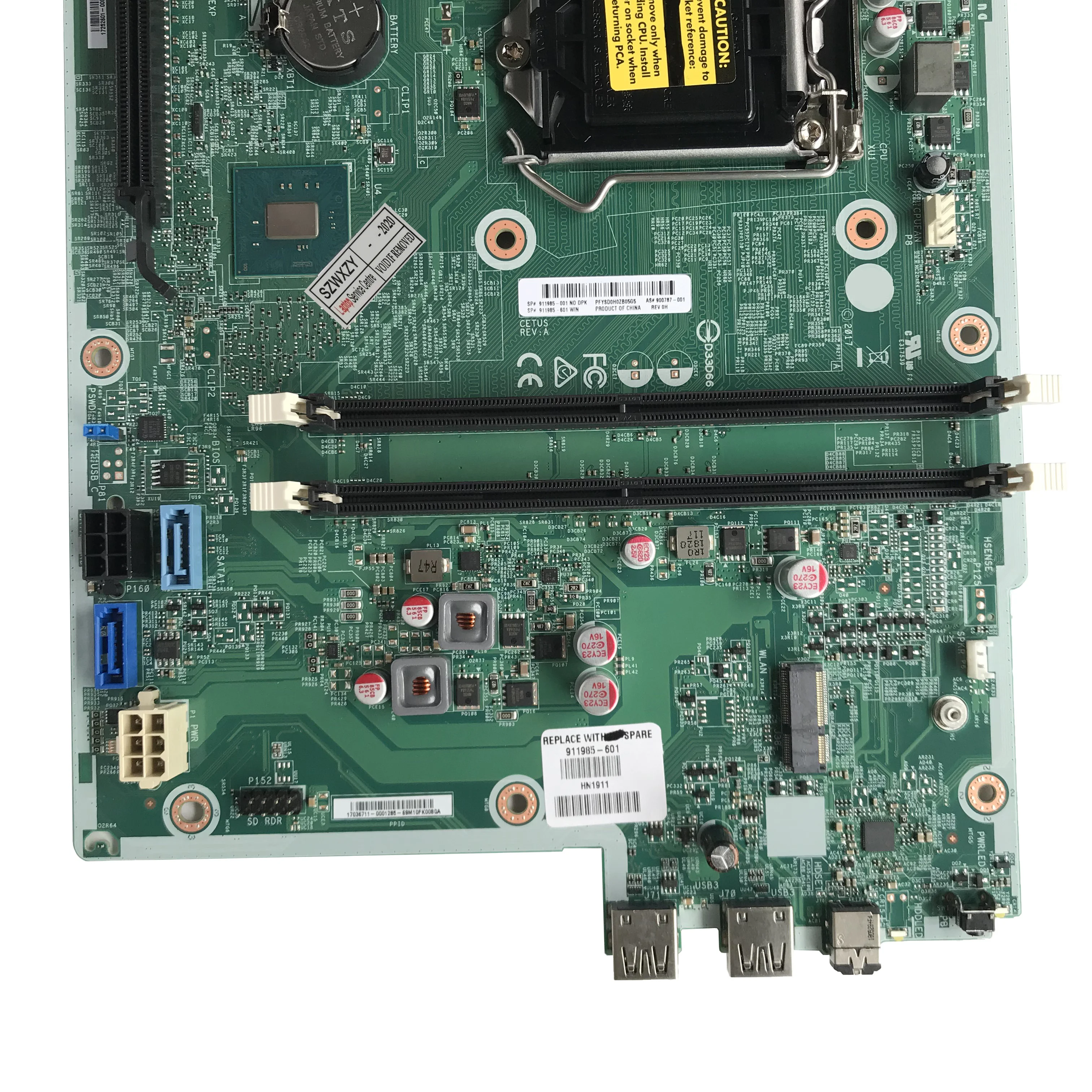Высококачественная десктопная материнская плата HP ProDesk 400 G4 SFF 911985 001 601 900787 DDR4