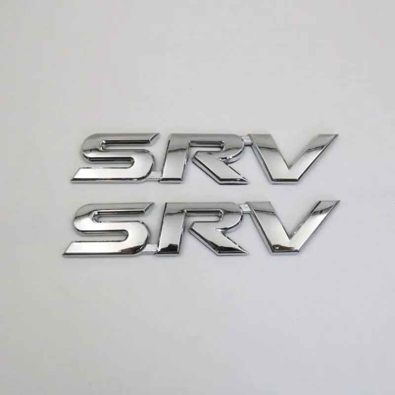 

Drop shipping For Toyota SRV Emblem Rear Trunk Letter Script Side Fender Logo Sticker