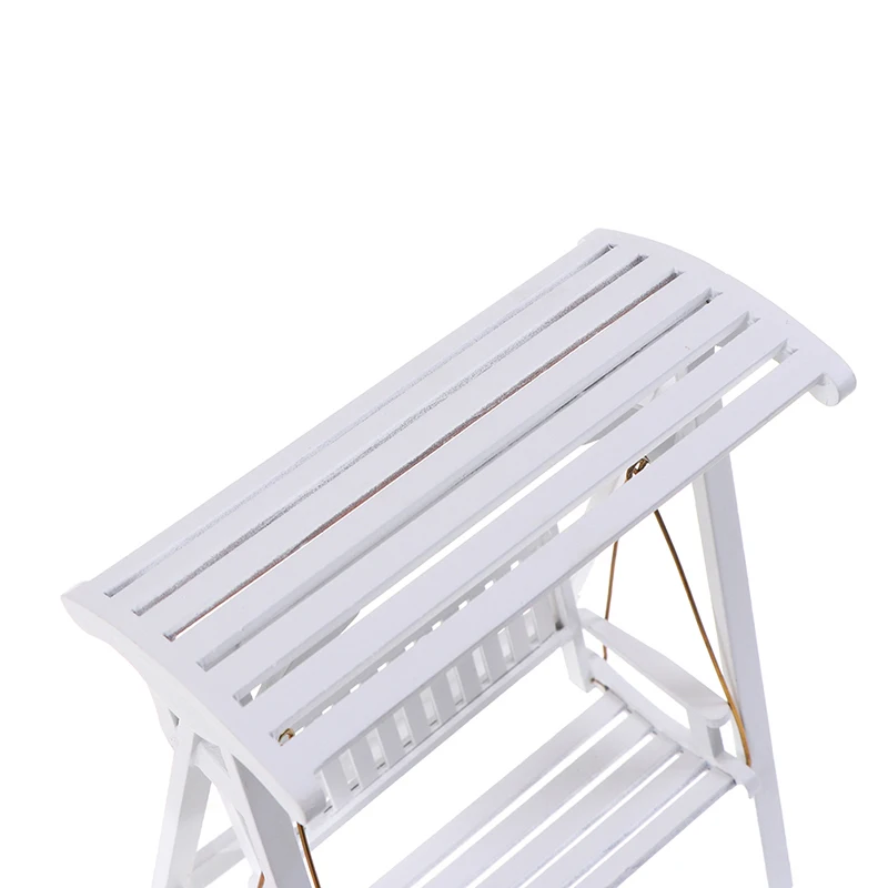 1:12 Dollhouse Miniature White Swing Garden Wood Furniture WG0042 | Игрушки и хобби
