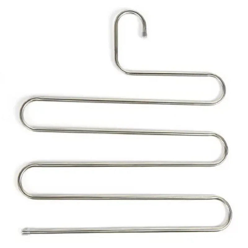 

Multi-functional S-type trouser rack stainless steel multi-layer trouser rack traceless adult trouser hanger ZM102806