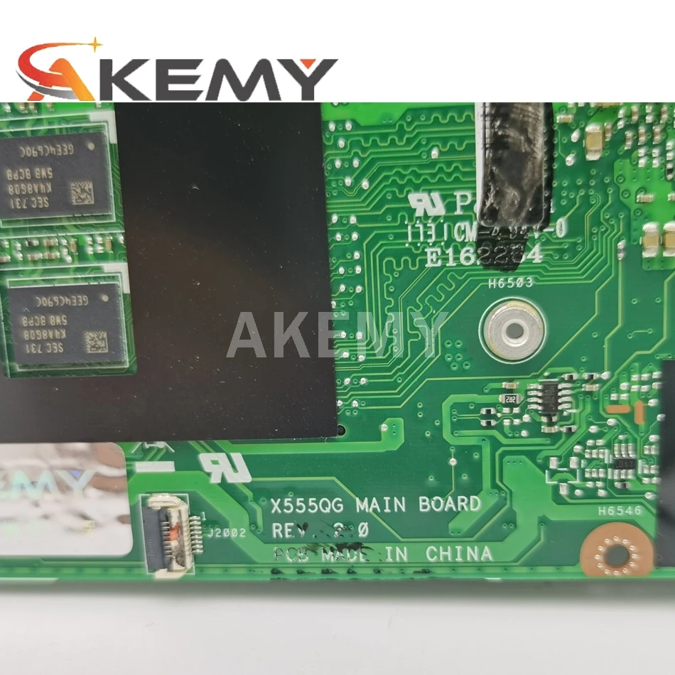 new akemy x555qg laptop motherboard for asus x555q x555b x555bp k555b a555b k555q original mainboard 8gb ram a9 cpu r5 m420 free global shipping