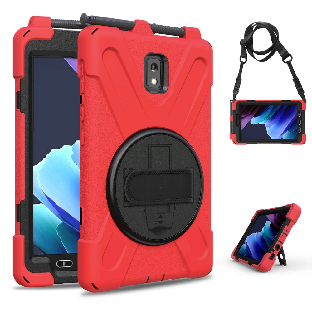 

1Pc Protective Cover Screen Protector Pencil Holder Compatible for Samsung Galaxy Tab Active3 8 Inches