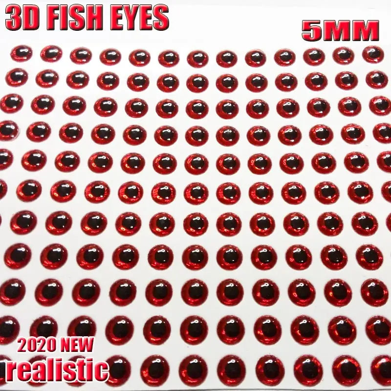 3D рыболовные приманки глаза для ловли нахлыстом выбор трех цветов серебристый