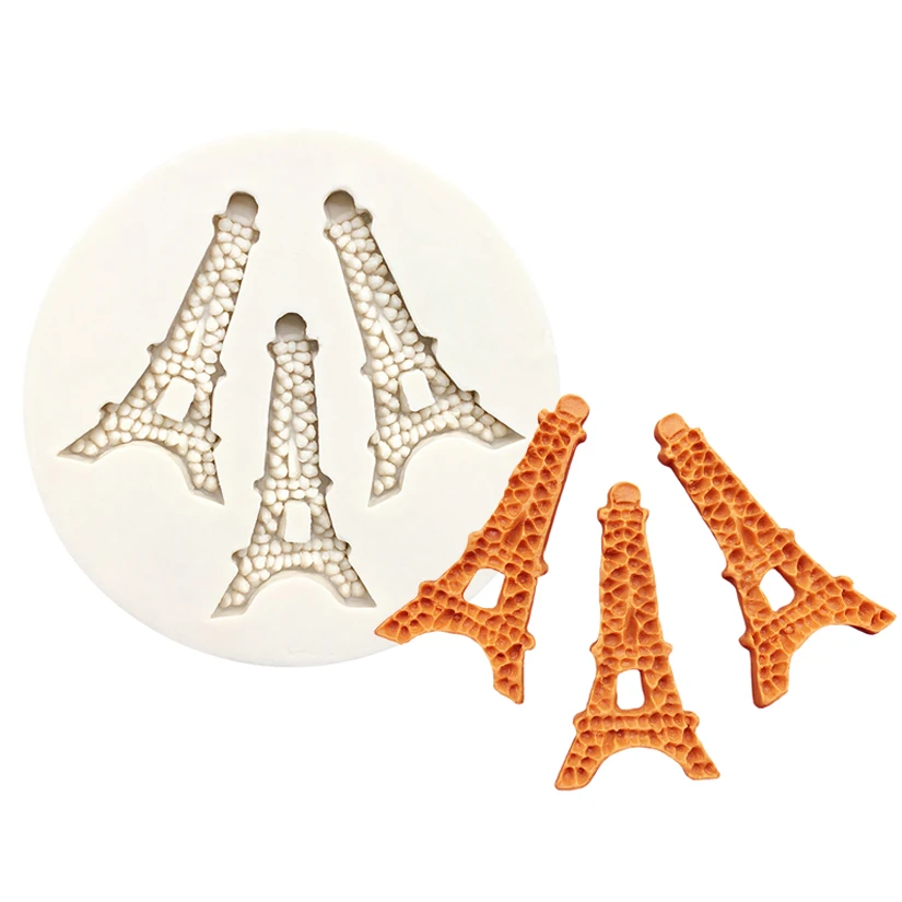 Силиконовая форма для выпечки тортов с изображением Эйфелевой башни - купить по