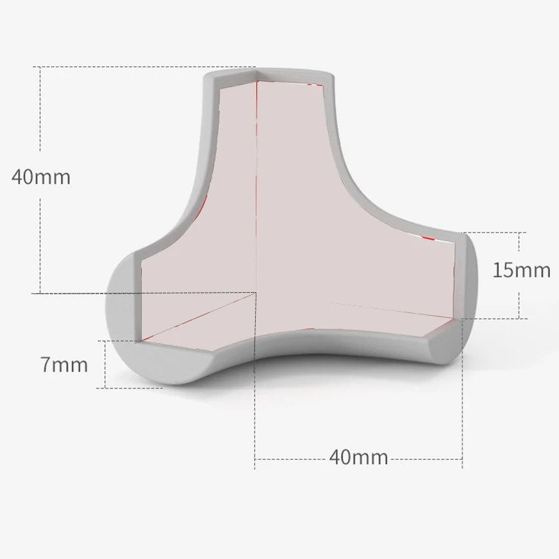 

4pcs Silicone Anti-collision Corner Children's Corner Anti-collision Corner Protection Cover Edge Corner Guard Child Security
