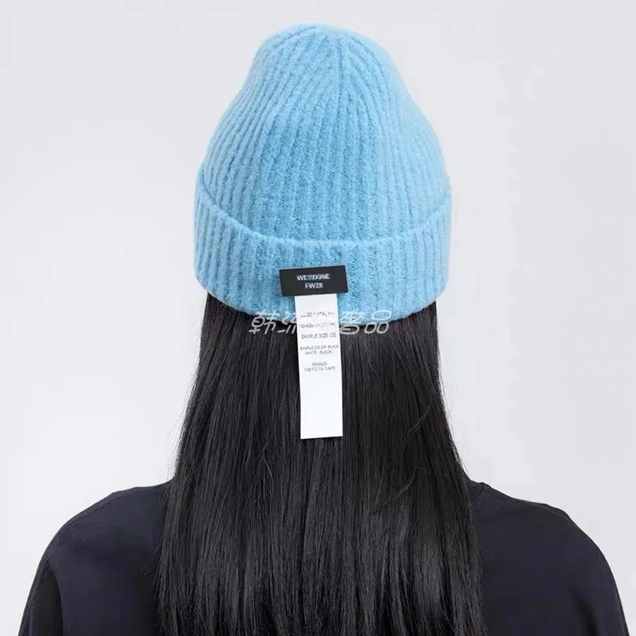 

We11done Knitted Beanies Hat Men Women Cap WELLDONE Adjustable Hats