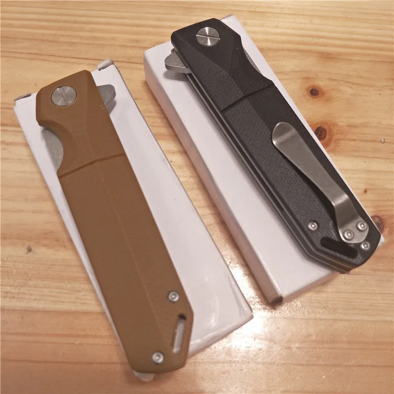 Тактический 60 61HRC твердость D2 лезвие G10 ручка складной нож охота кемпинг