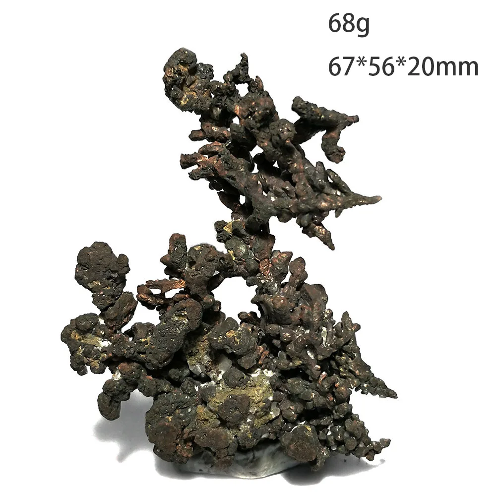 

68 г C5-2a, натуральная медь, минеральный кристалл, образец коллекция украшений для дома из Конго