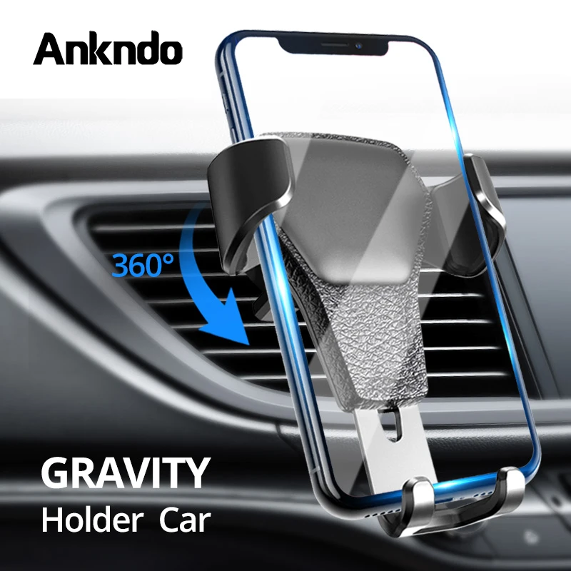 

Gravity Car Phone Holder Air Vent Auto Gravity Fixation Mobile Phone Car Holder Stand for a50 a70