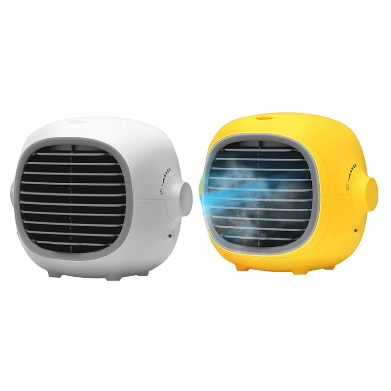 

Indoor Air Conditioner Fan Portable Airconditioner Water Cooling Fan,with 200ML Water Tank USB Rechargeable