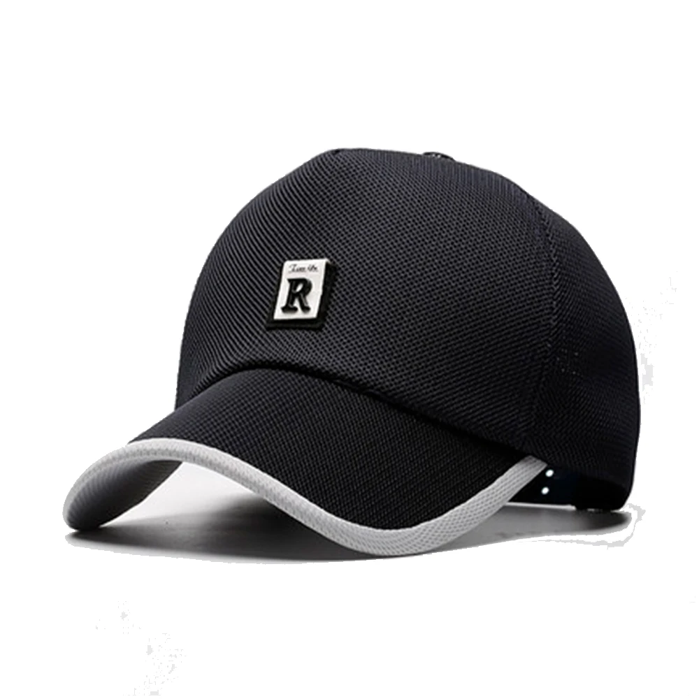 

Кепка мужская сетчатая, дышащая бейсболка для занятий спортом на открытом воздухе, защита от солнца, однотонная, летняя