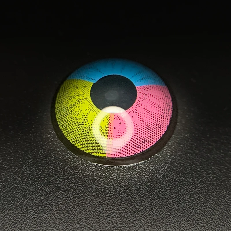 

Mrs.H 2pcs/Pair Colored Contact Lens for Eyes Halloween Natural Cosmetic Contact Lenses Beauty Cosplay Colors