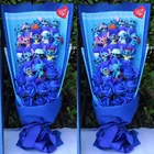 Disney, букет цветов, мультяшный Лило, Стич, плюшевая игрушка, кукла, букет, Подарочная коробка, подарок для детей рождественские день рождения подарки, подарок на день Святого Валентина