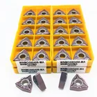 Набор токарных пластин, твердосплавный инструмент для токарного станка, WNMG080408 MA VP15TF, WNMG 080408, 10 шт