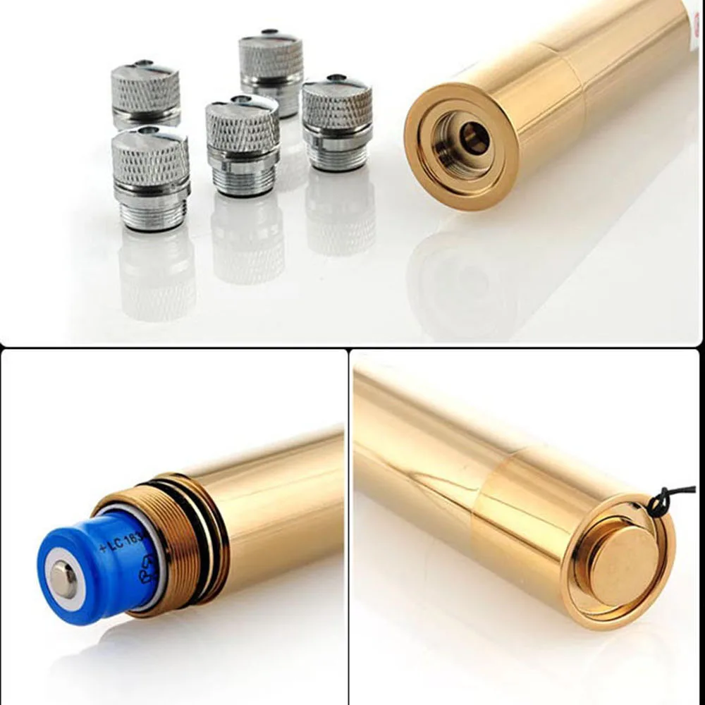 Лазерная указка из чистой меди может фокусироваться на мощном синем лазерном