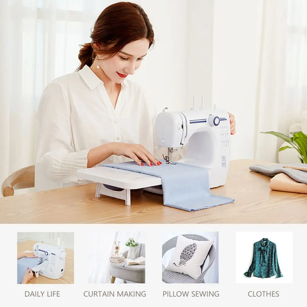

Sewing Machine Mini Multi-function Dual-needle Sewing Machine With Foot Pedal Household Multi-Function Electric