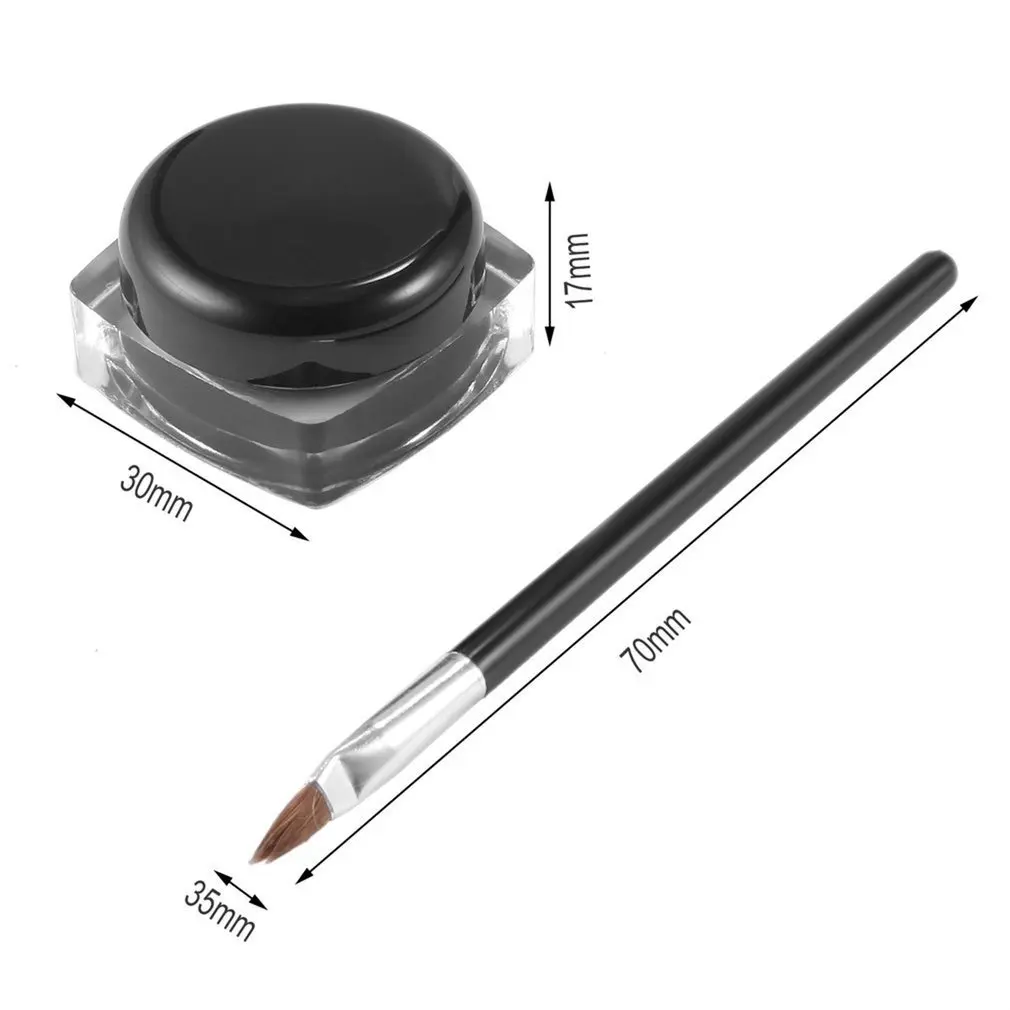 Профессиональный Водонепроницаемый гель тени и подводка для глаз крем