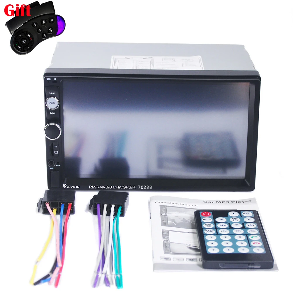 Автомагнитола AMPrime 2din 7 '' MP5 сенсорный экран Bluetooth автомобильный