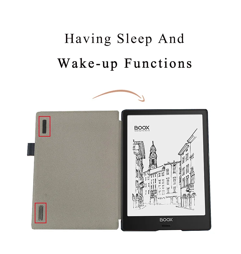 Чехол Boox Note/Nova Pro poke pro встроенный Оригинальный чехол для электронной книги Лидер