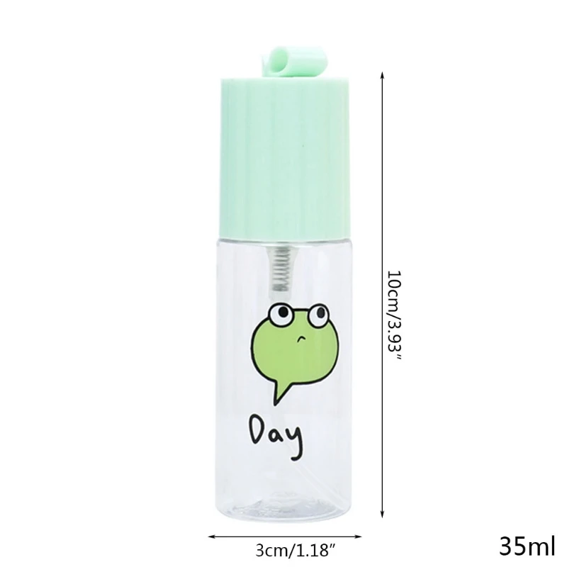 

10Pcs 35ml Empty Spray Bottle Cartoon Refillable Fine Mist Perfume Container