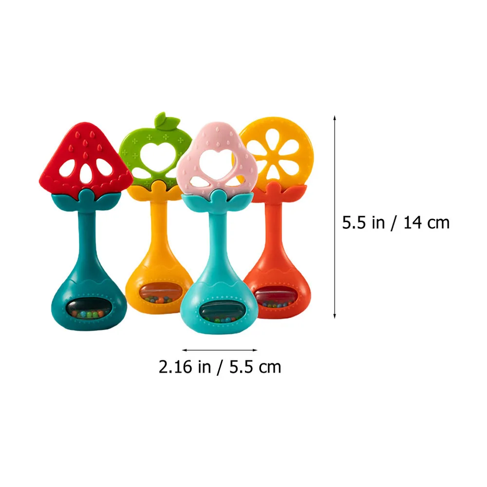 

4pcs Baby Teether Baby Chewing Toys Teeth Grinding Toys Infant Rattle Toys