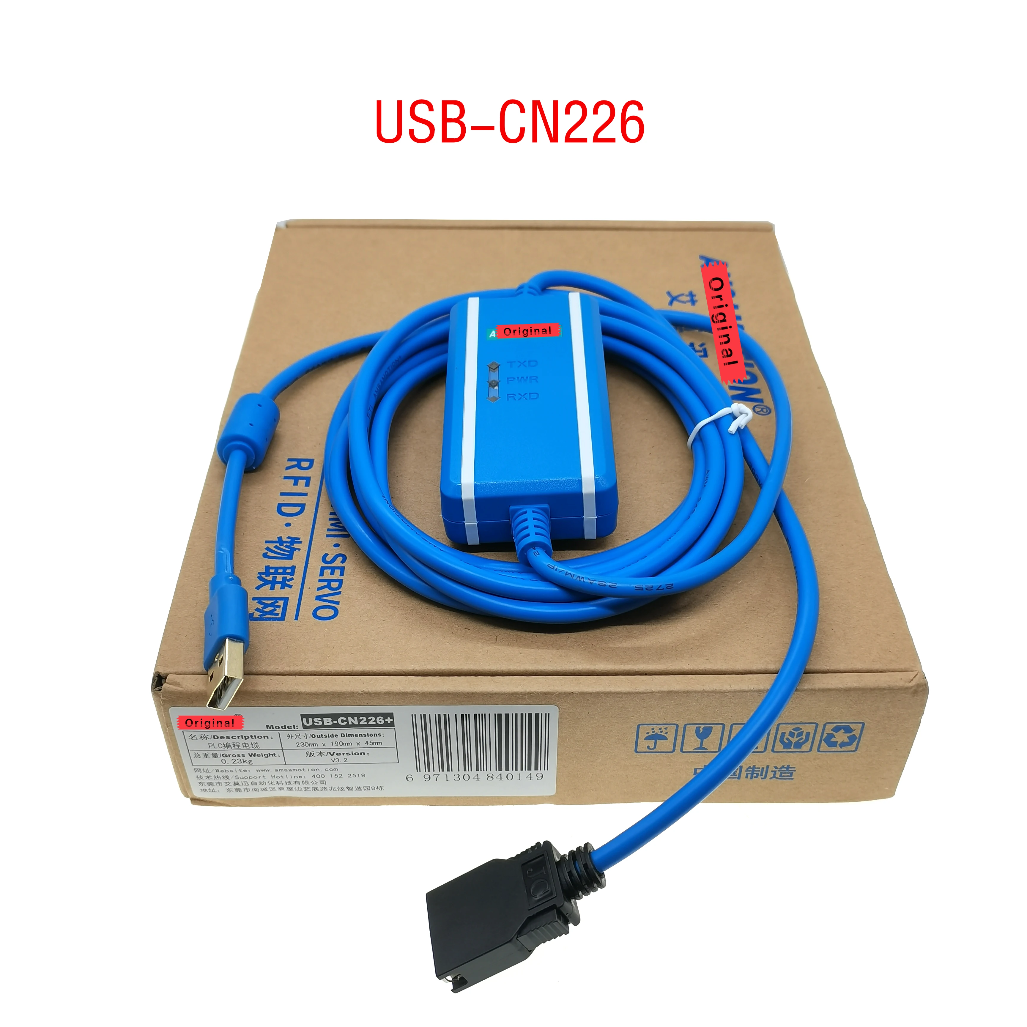

CS/CJ/CQM1H/CPM2C series USB-CN226 adapter PLC programming cable USB-CN226 with isolation