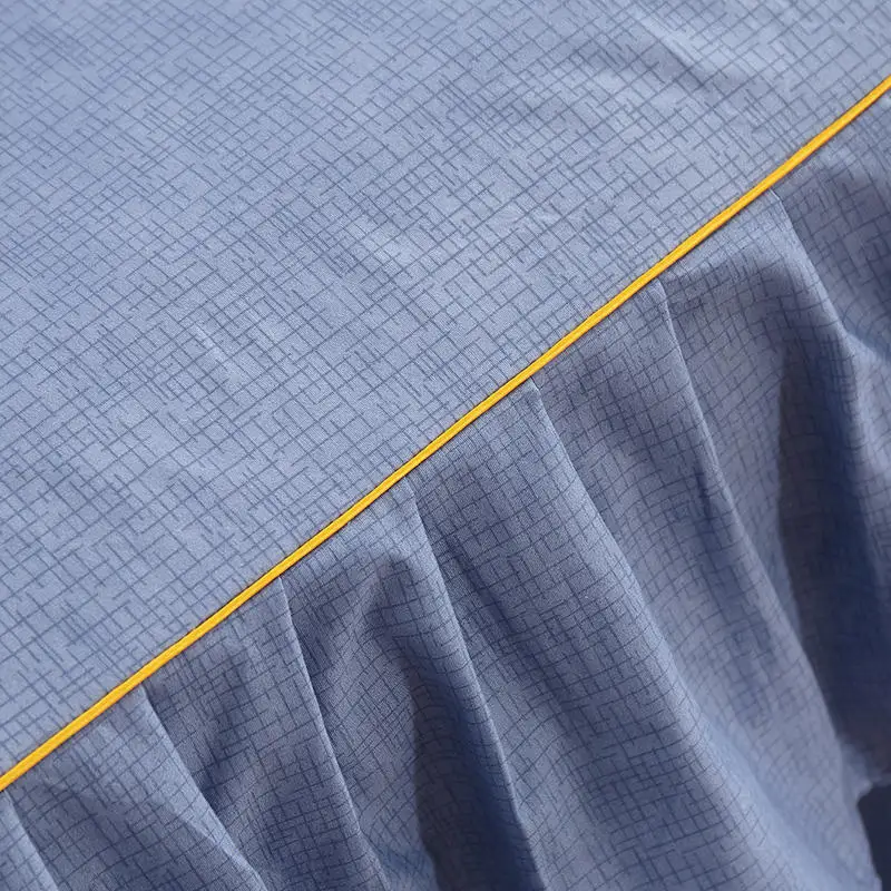 3 шт. Комплект постельного белья 1 простыня + 2 наволочка кровать юбка матрас