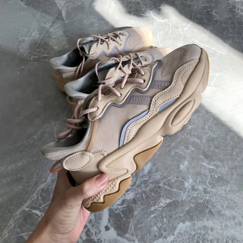 Женские кроссовки на массивной платформе модные дизайнерские Белые