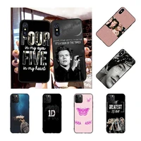 nbdruicai one direction 1d harry zayn tpu black phone case cover hull for iphone 11 pro xs max 8 7 6 6s plus x 5s se xr case