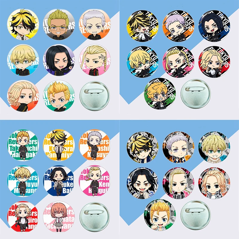 

Anime Tokyo Revengers Brooch Cosplay Prop Accessories Pin