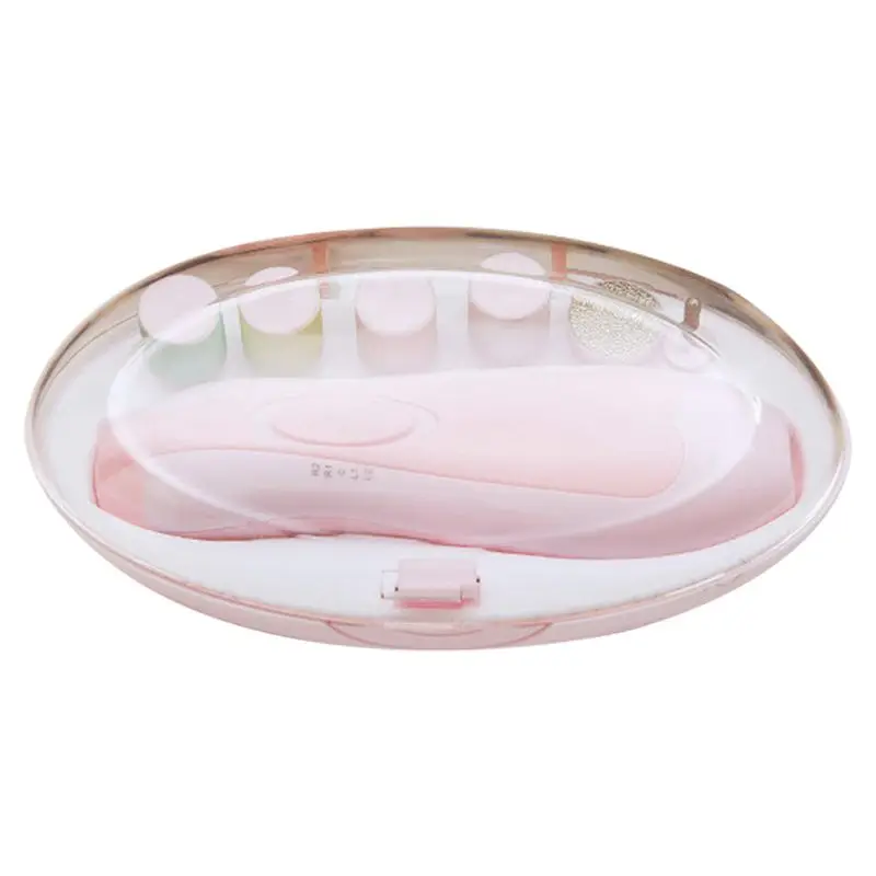 Детская пилка для ногтей Электрический триммер маникюрный набор с кусачками