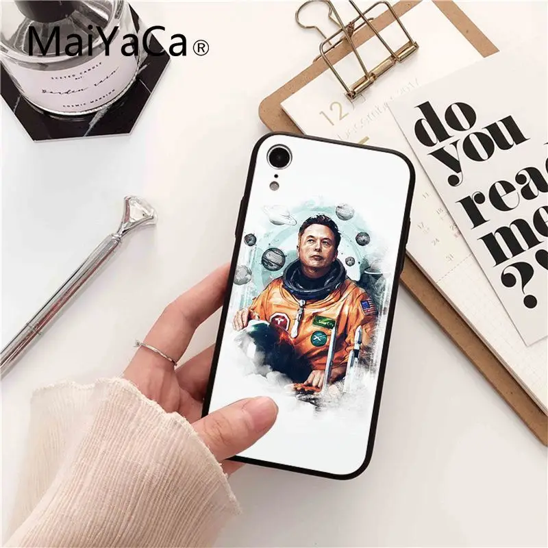Maiyaca Elon Musk Alien Мягкий силиконовый чехол из ТПУ чехол для iPhone 8 7 6 6S Plus X XS MAX 5 5S SE XR 10 Чехлы Fundas Capa
