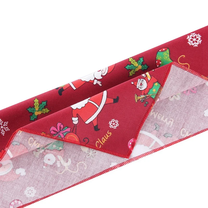 Рождественская бандана для собак ошейник с принтом Санта Клауса нагрудники