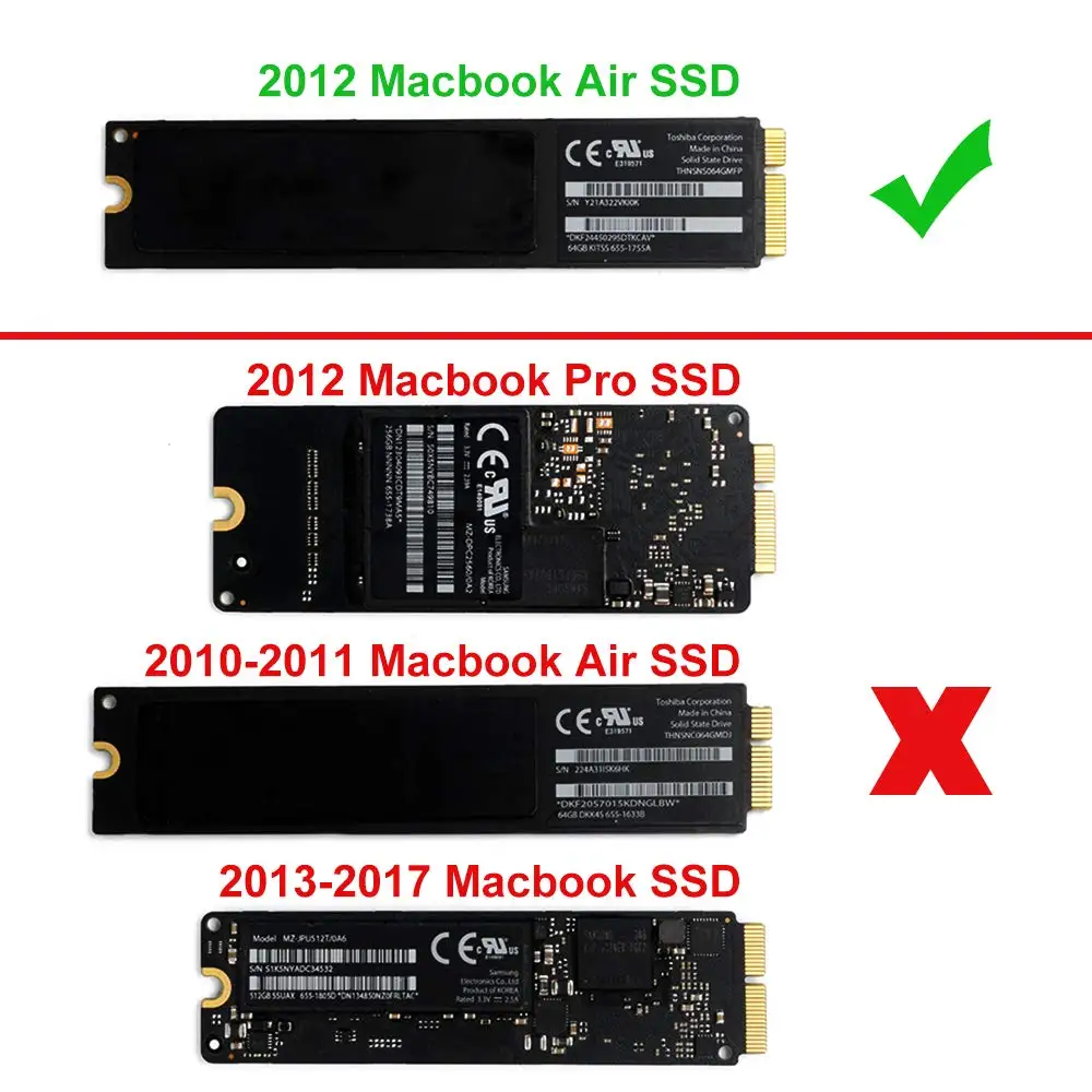 Корпус внешнего жесткого диска для 2012 MacBook Air SSD USB 3 0 к A1465 A1466 адаптер MD223 MD224 MD231