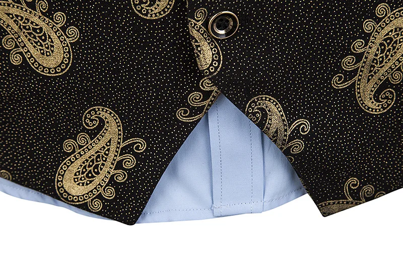 

Mens Suit Vest 2021 Fashion Black Paisley Waistcoat Men Slim Fit Single Breasted Tuxedo Vest Business Casual Chaleco Hombre xxl