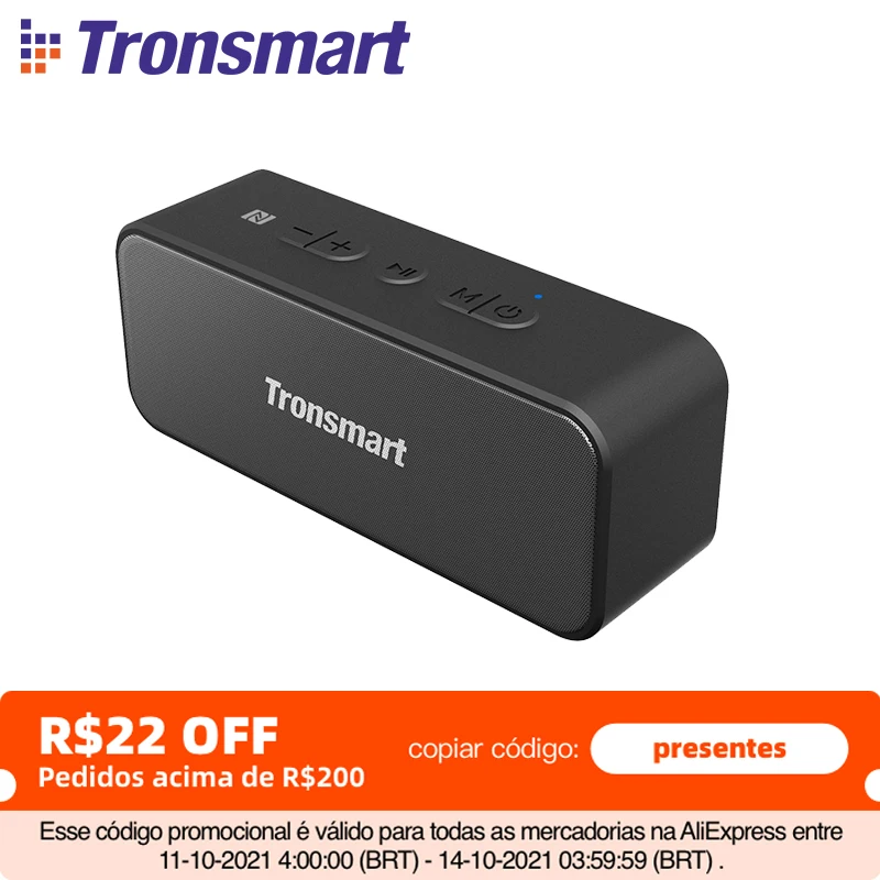 

Портативная Bluetooth-Колонка Tronsmart T2 Plus, 20 Вт