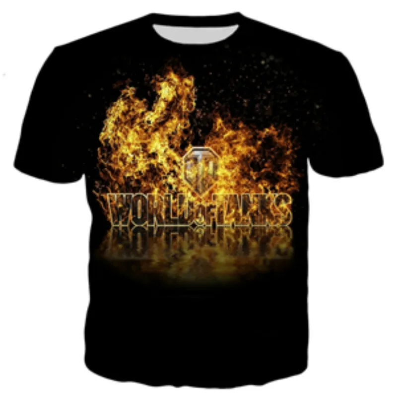 

PLSTAR Cosmos battlefield 3D printed T-shirt men's and women's fashion casual cool short-sleeved round neck shirt hip-hop style