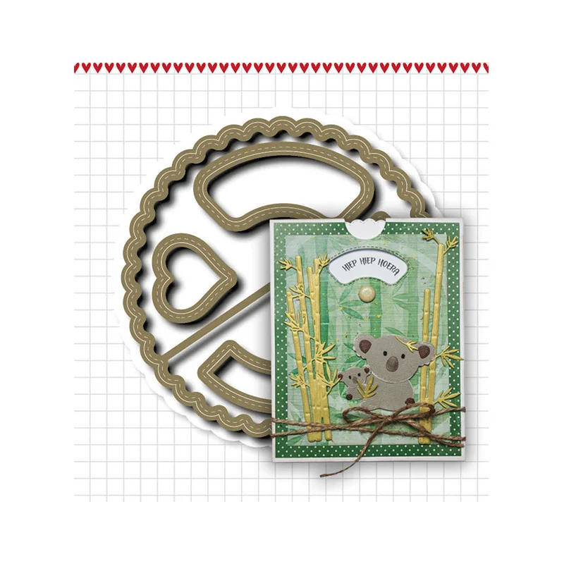 

New Arrival 2021 Love Wheel Die Cutting Dies Scrapbook Diary Decoration Stencil Ebossing Template DIY Greeting Card Handmade