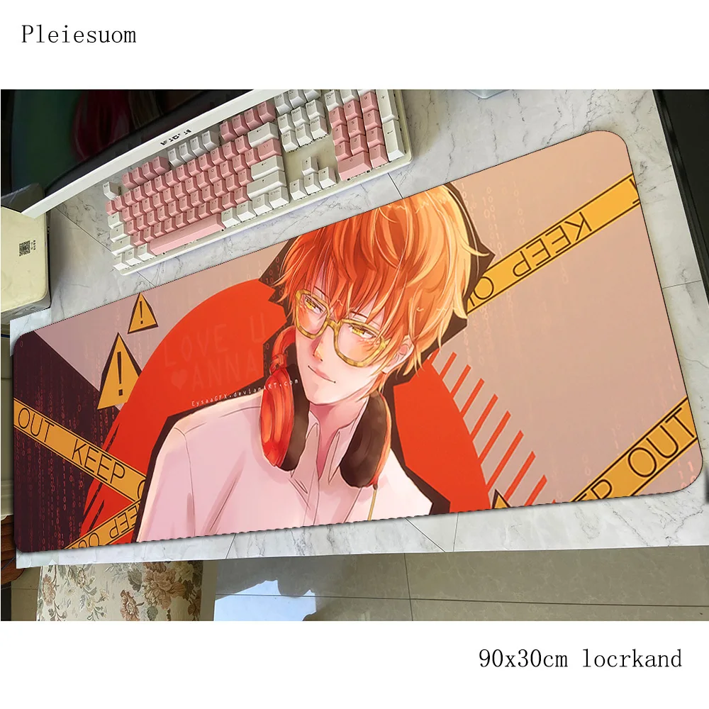 

mystic messenger mousepad 900x300x4mm Domineering mouse mat gamer gamepad Professional gaming mousemat desk pad office padmouse