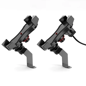 motorcycle phone holder bicycle grip clamp mount motorcycle stand adjustable handlebar cradle 360 rotating for most phone free global shipping