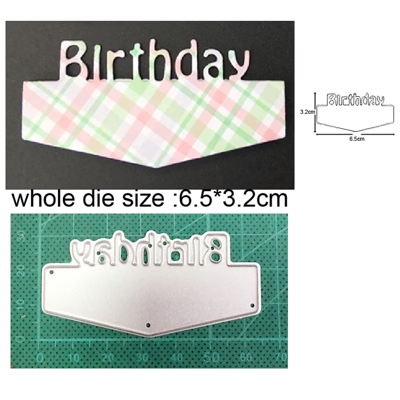 

Craft dies metal cutting dies cut die mold Birthday Frame Scrapbooking dies paper craft knife mould blade punch stencils dies