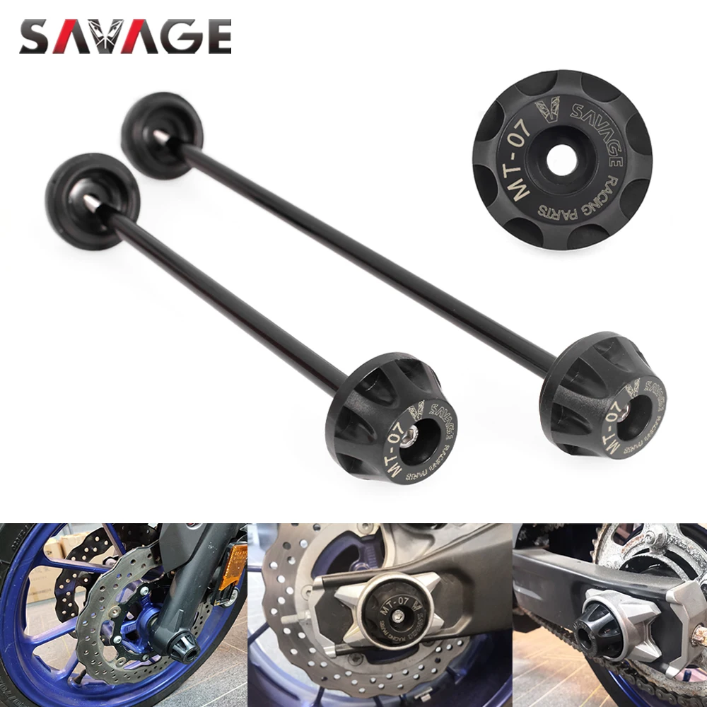 Задний Передний мост вилка крушение слайдер для YAMAHA MT 07 FZ 2014 2021 XSR700 MT07 FZ07 колеса