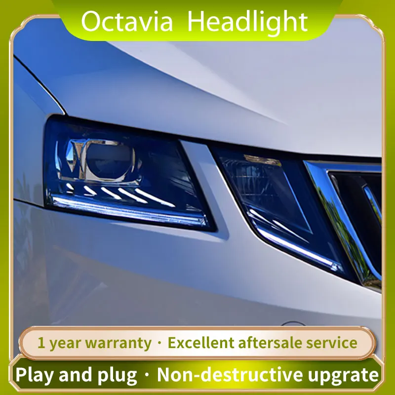 

For Skoda Octavia Headlights LED Front light 2018-2019 LED headlamp