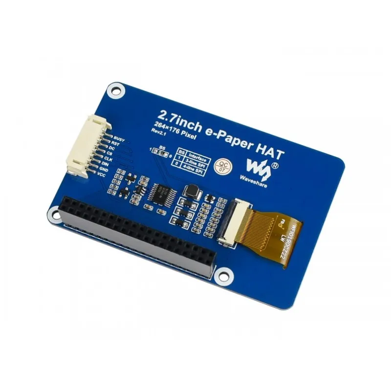 2 7 дюймовый E-Ink дисплей шляпа для Raspberry Pi 2B/3B/3B +/Zero черная/белая E-paper SPI интерфейс