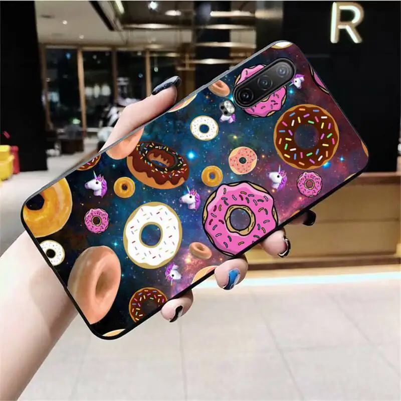 HPCHCJHM kawaii пищевой узор пончики силиконовый чехол для телефона Huawei P40 P30 P20 lite Pro Mate 20