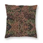 Пособия по немецкому языку Erbsenmuster камуфляжной расцветки, декоративная наволочка для подушки полиэстер подушки для дивана с леопардовым принтом из кожи удивительный мультипликационным мотивом домашний декор