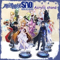 anime acrylic stand sword art online peripheral kirito asuna stand decoration birthday gift