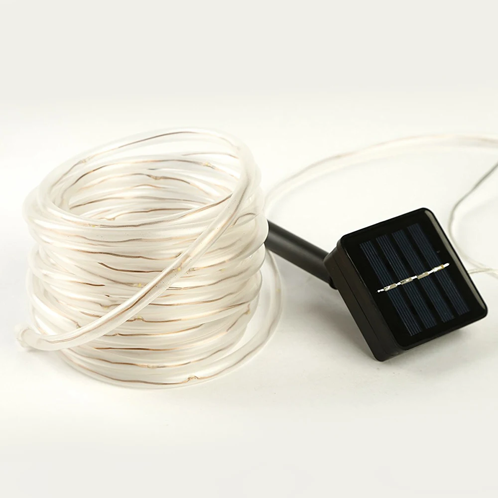 Светодиодная гирлянда на солнечной батарее неоновая лента для внутреннего и