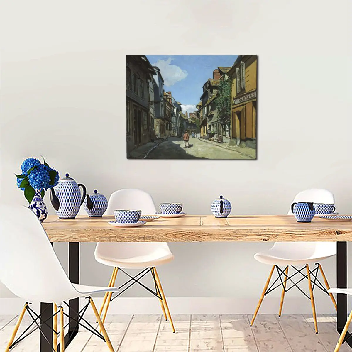 

Monet Painting New Retro Decoration Pictures Wood Bedroom Room Decor